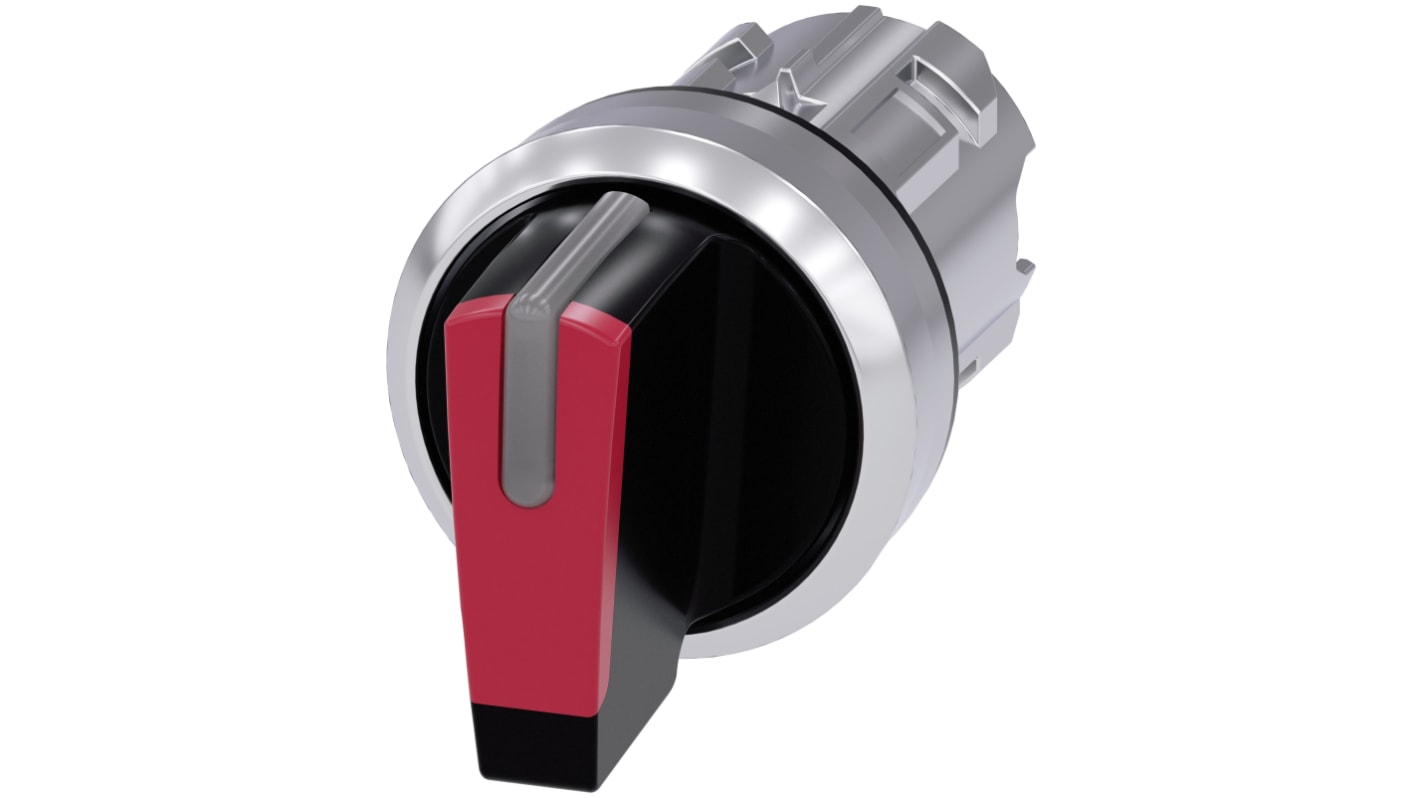Siemens 3档带灯转换开关头, , Φ22mm开孔, 瞬时型, IP66, IP67, IP69K, SIRIUS ACT 3SU10系列
