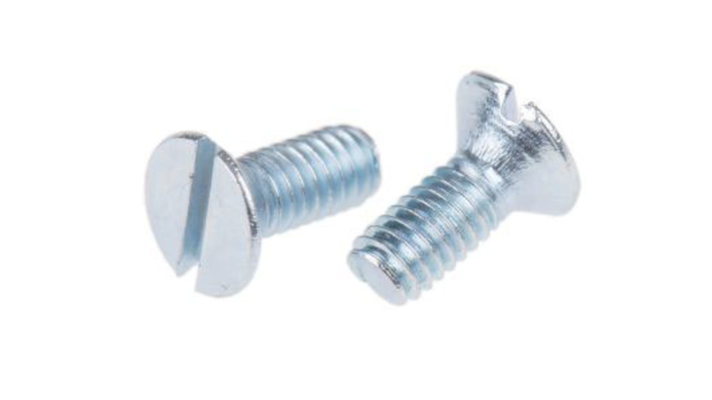 Śruby maszynowe M10 łeb z łbem stożkowym Stalowe długość 40.0mm skok 1.50mm