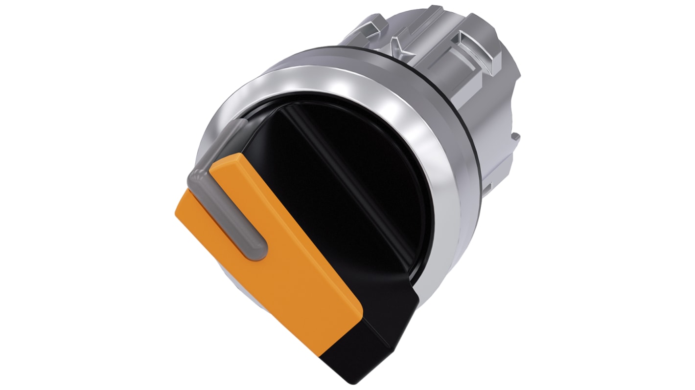 Siemens SIRIUS ACT 3SU10 Series 2 Position Selector Switch Head, 22mm Cutout
