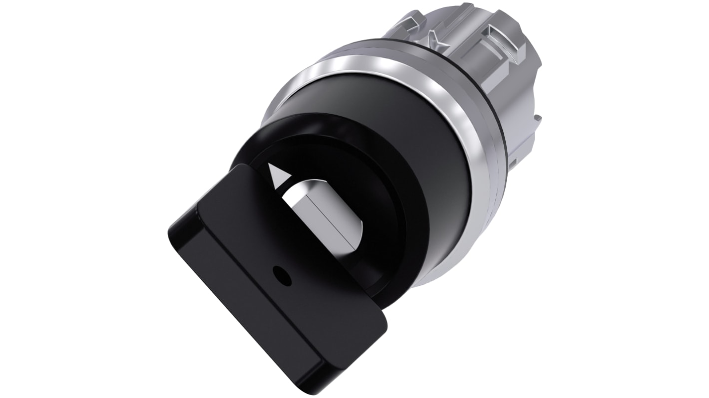 Siemens SIRIUS ACT 3SU10 2-position Key Switch Head, Latching, 22mm Cutout