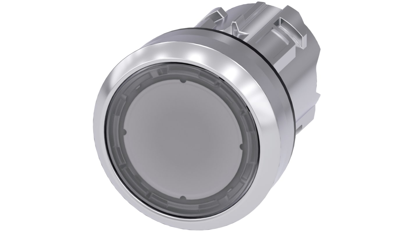 Siemens 透明圆形按钮, Φ22mm开孔, Φ29.5mm按钮, 闭锁, IP66, IP67, IP69K, SIRIUS ACT 3SU10系列