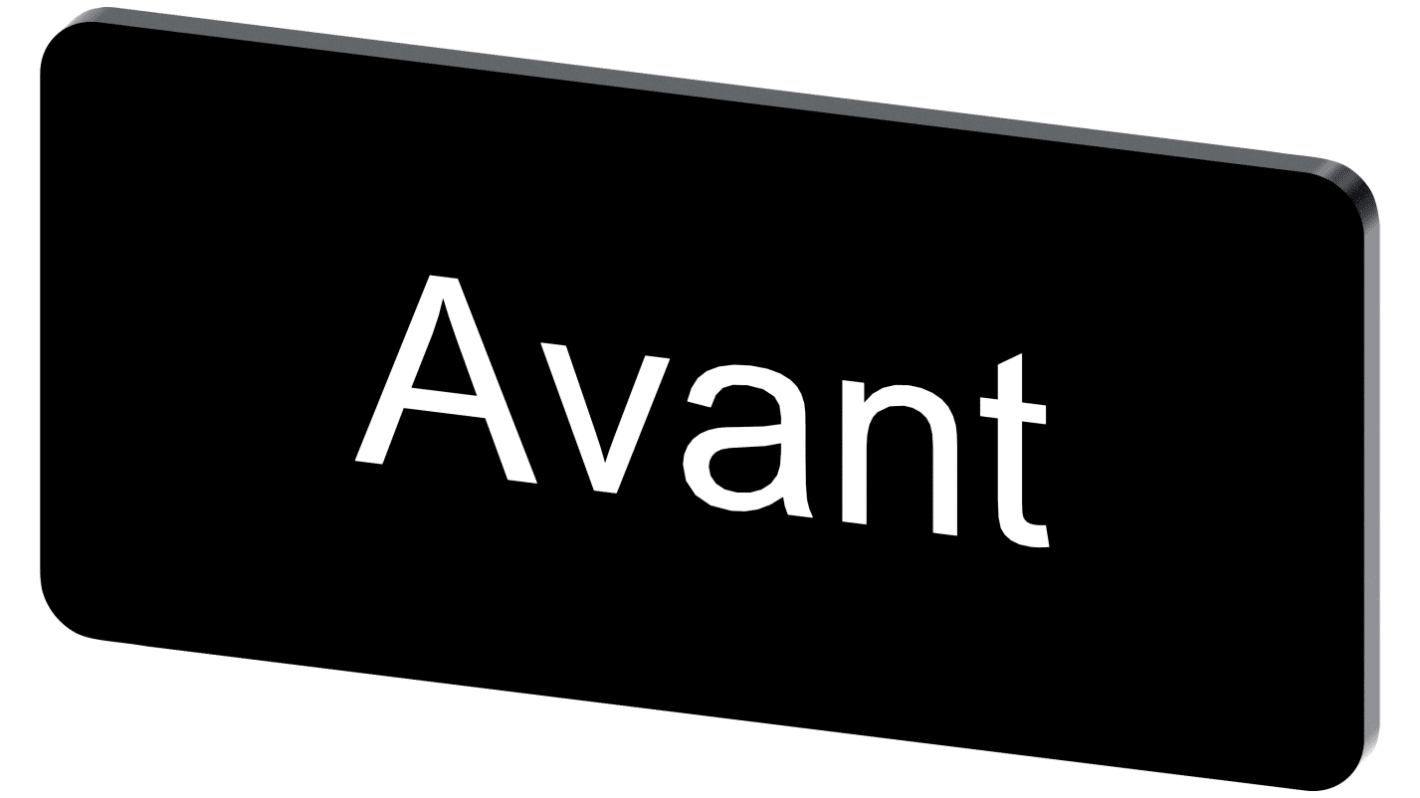 Siemens 按钮标识牌 标签板, "Avant"文字, SIRIUS ACT 3SU19系列