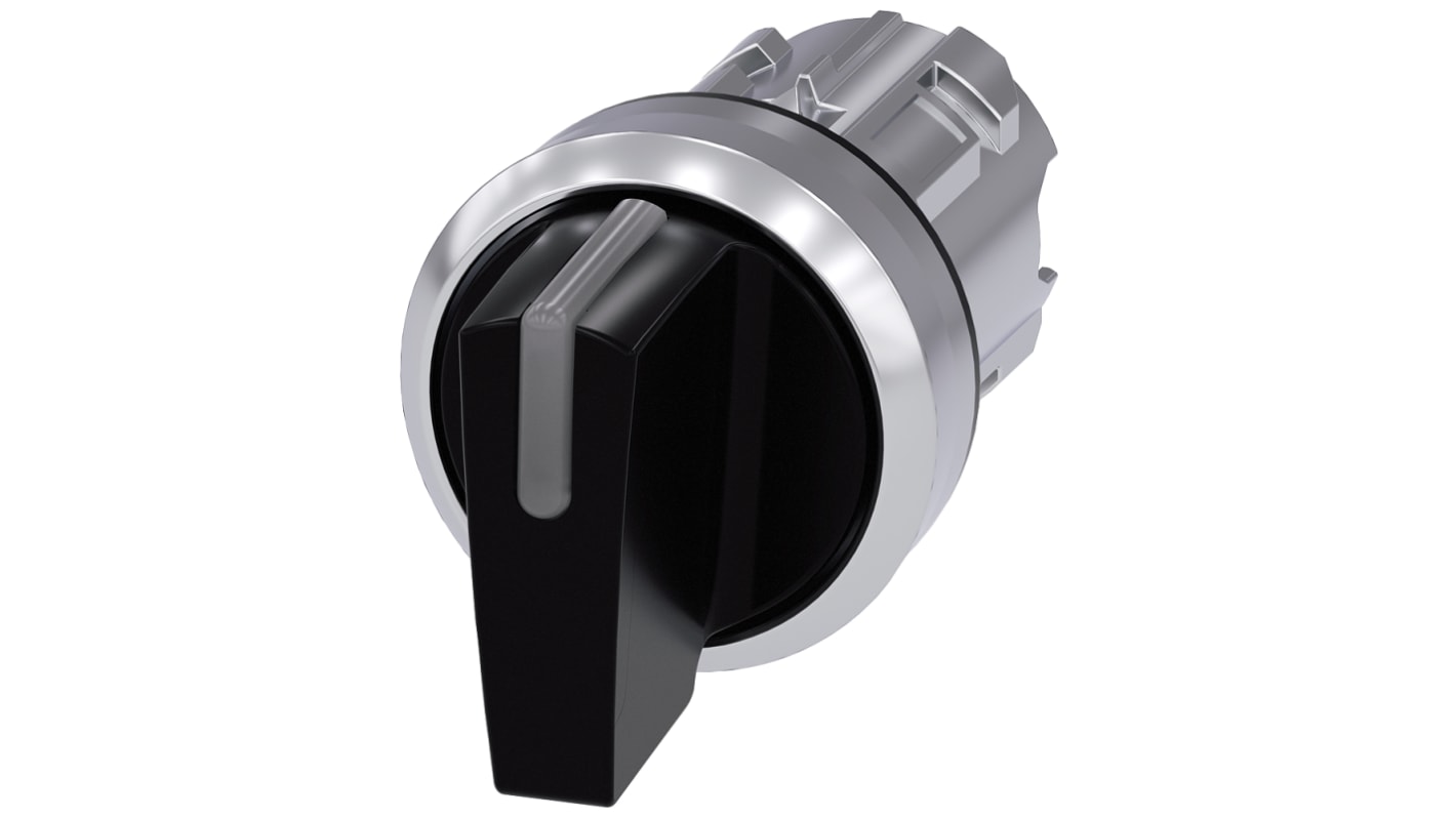 Siemens SIRIUS ACT 3SU10 Series 3 Position Selector Switch Head, 22mm Cutout