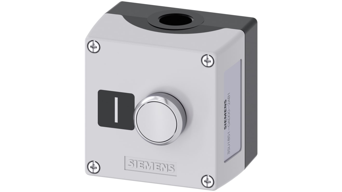 Siemens Control Station Switch, Metal, White, I, IP66, IP67, IP69