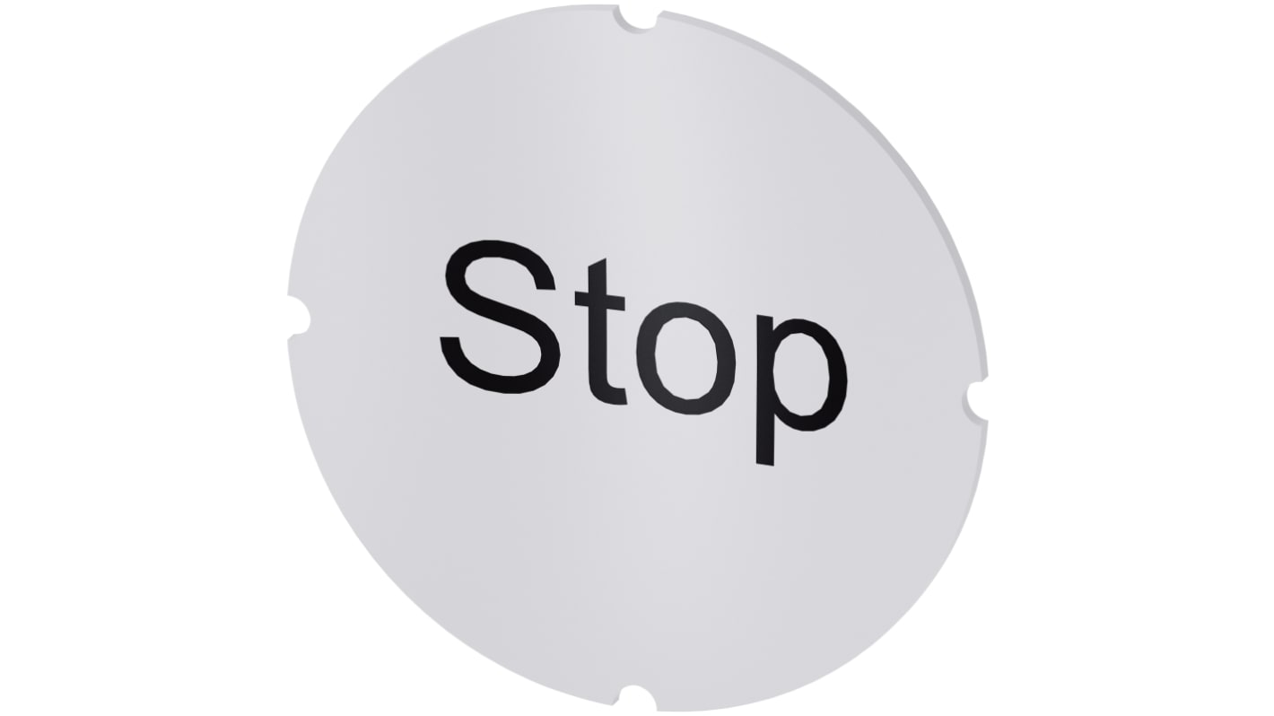 Siemens Insert label, Stop