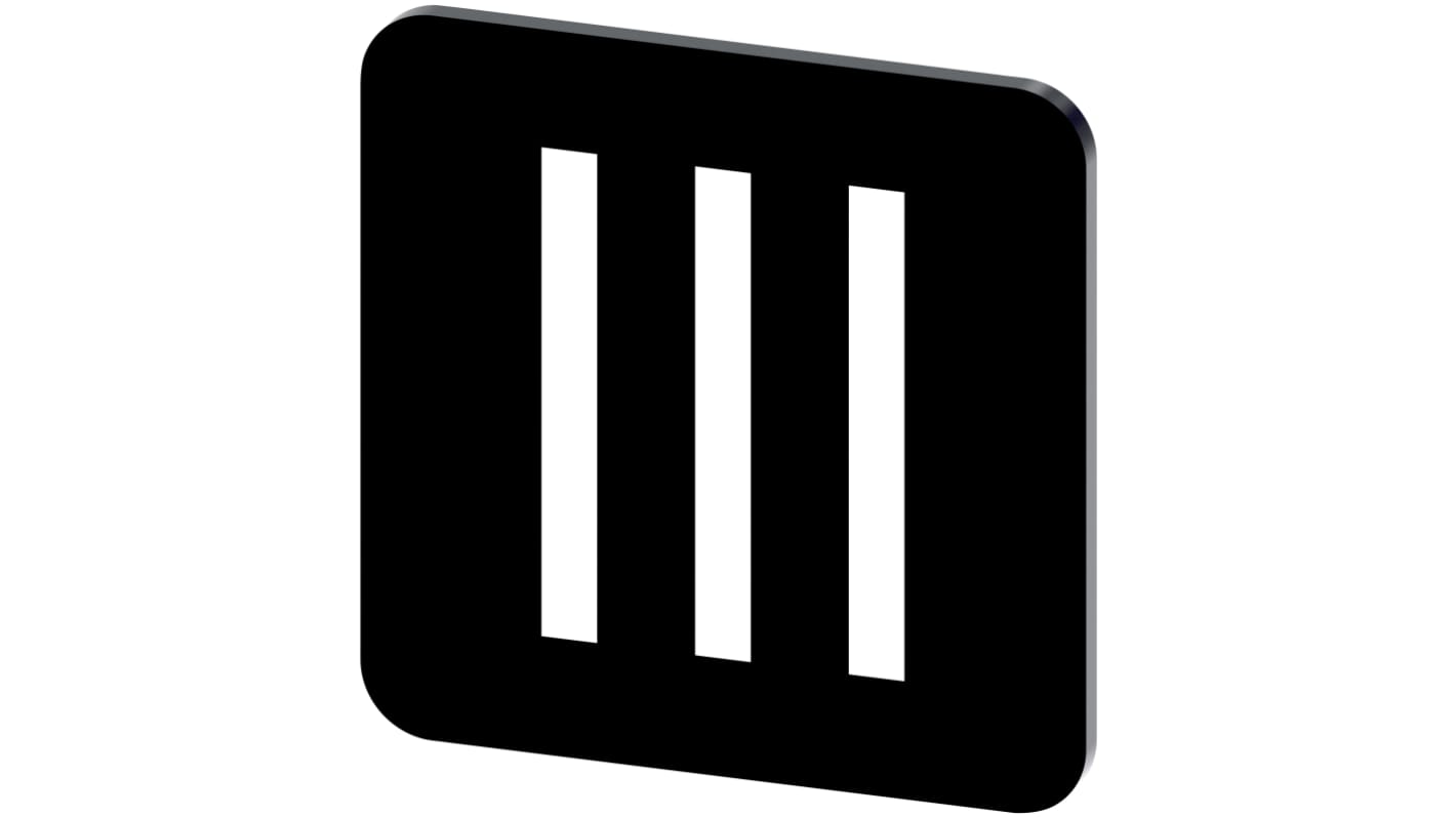 Siemens Labeling plate, III