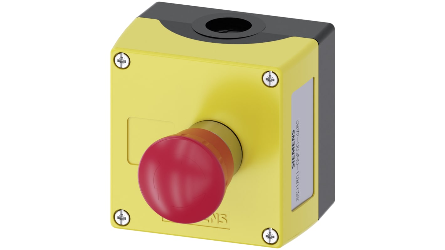 Siemens SIRIUS ACT 3SU18 Nødstopstrykknap Rød 1NO + 2NC