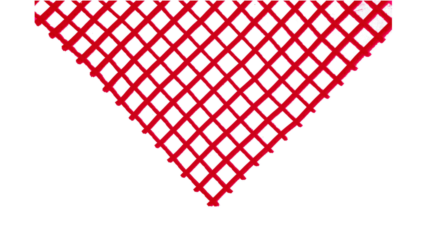 Tappeto antiscivolo Coba Europe in PVC, 0.6m x 5m x 12mm, col. Rosso