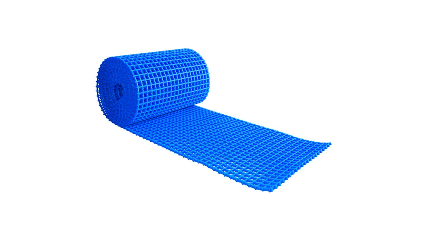 Coba Europe Blue Anti-Slip PVC Mat, Cross Ribbed Finish 5m x 0.6m x 12mm