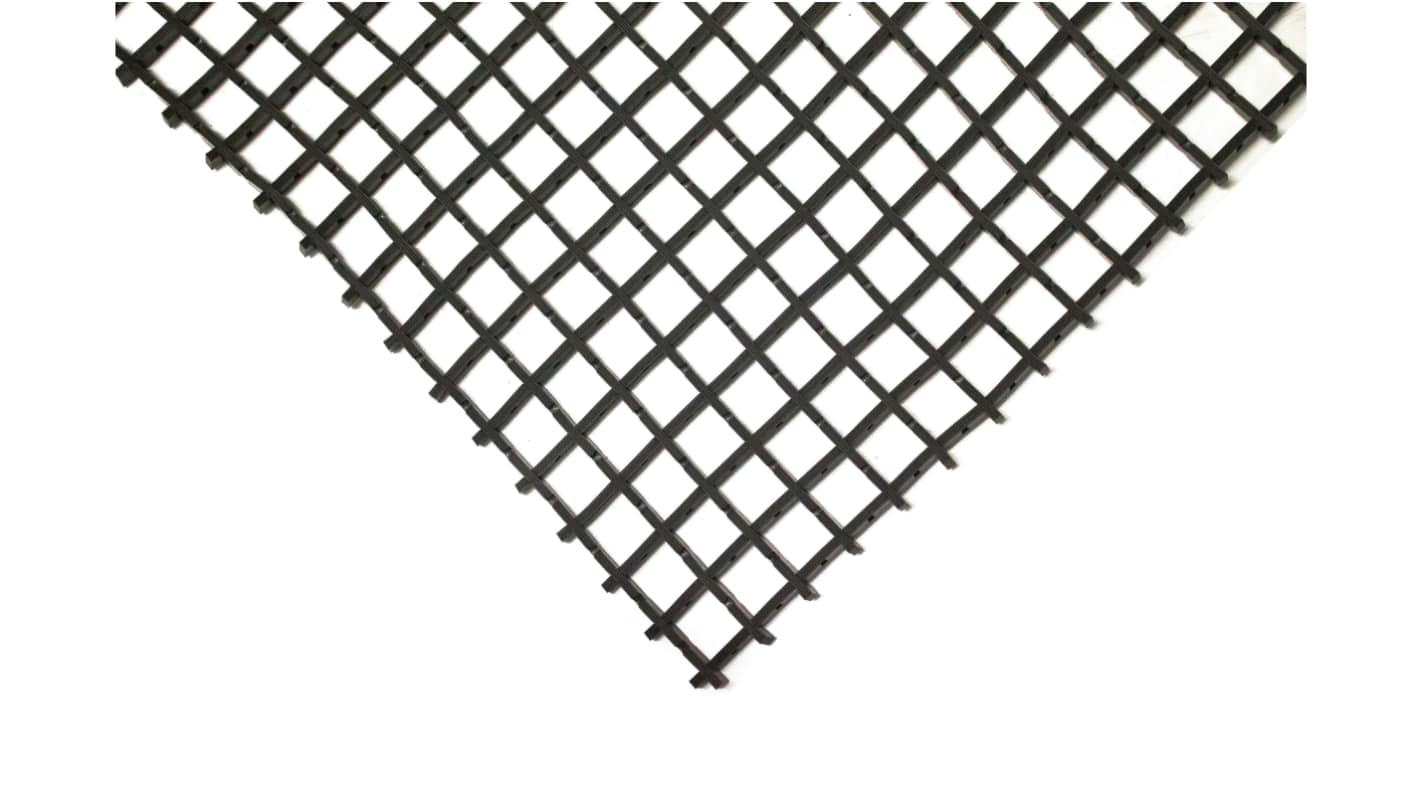 Tappetino Coba Europe in PVC, 0.6m x 5m x 12mm, col. Nero