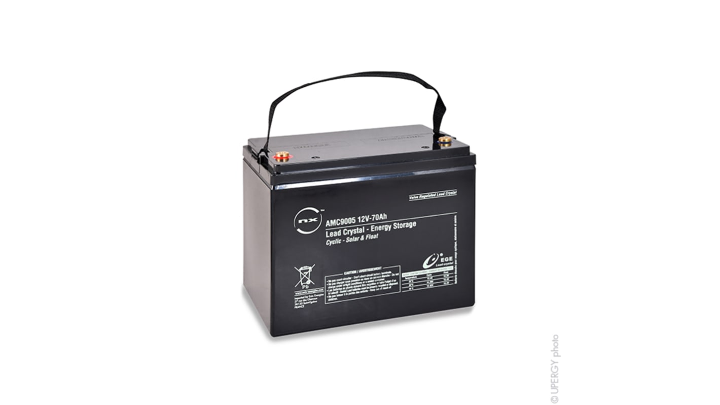 ENIX Energies 12V Standard Sealed Lead Acid Battery, 70Ah