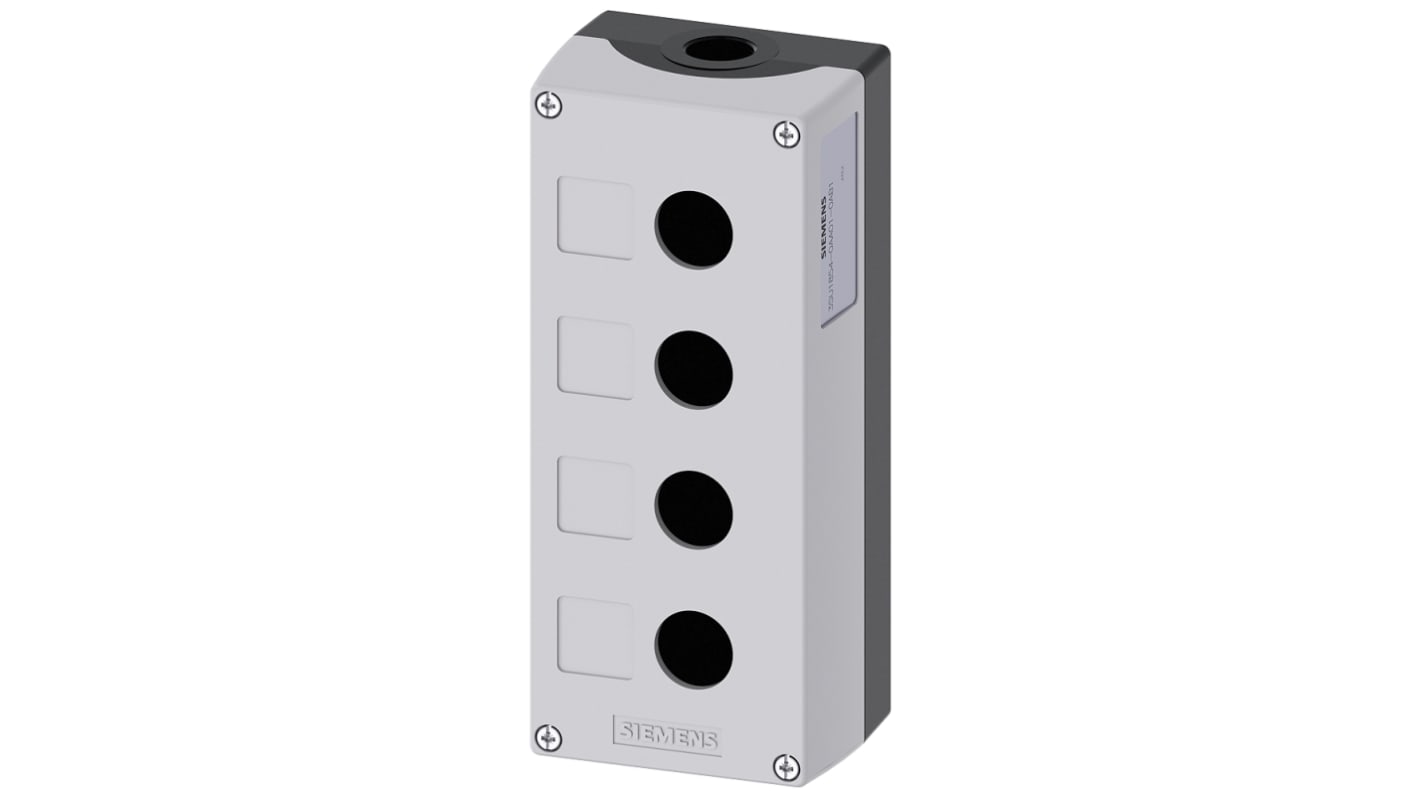 Siemens Grey Metal Push Button Enclosure - 22mm Diameter