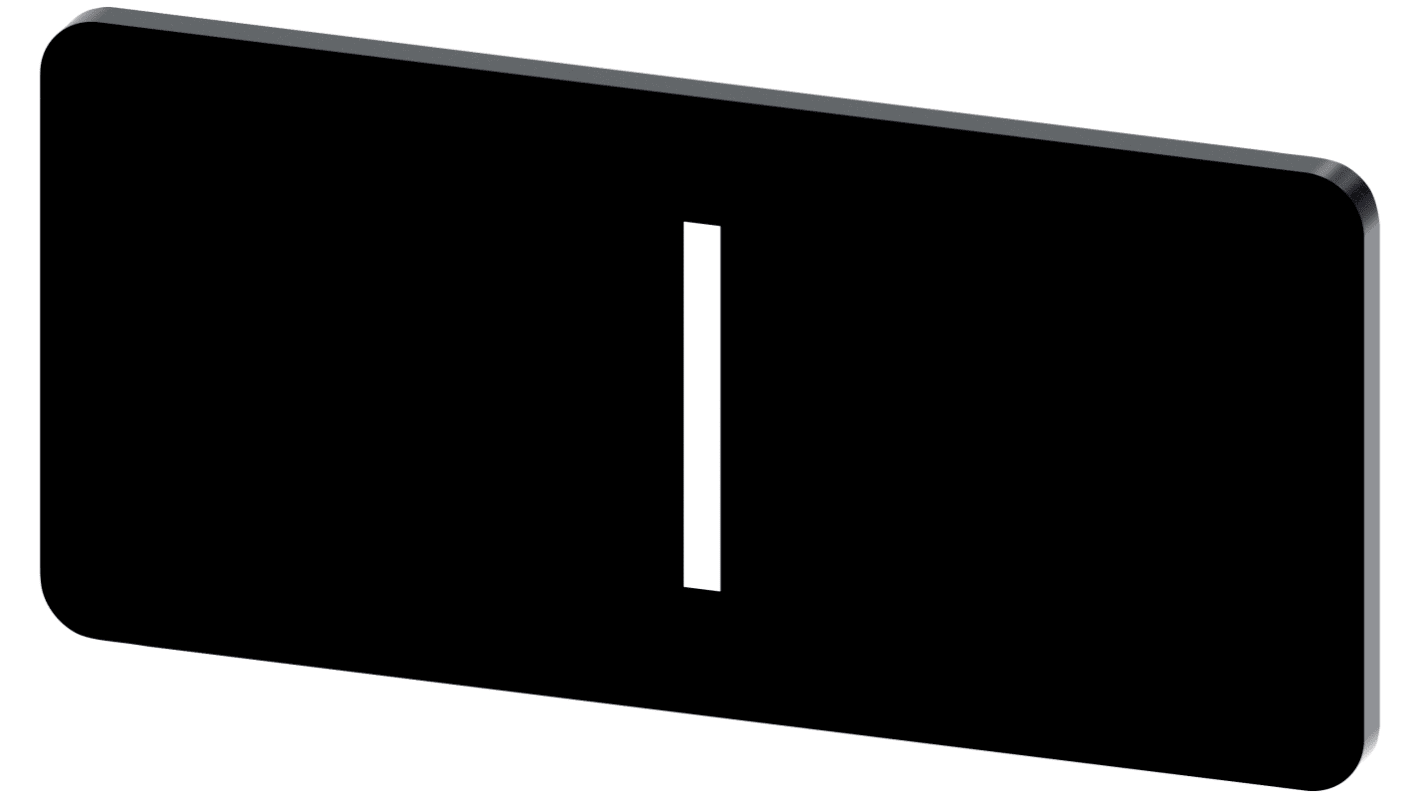Siemens 按钮标识牌 标签板, "I"文字, SIRIUS ACT 3SU19系列