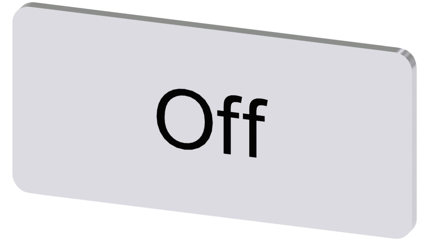 Siemens 按钮标识牌 标签板, "Off"文字, SIRIUS ACT 3SU19系列
