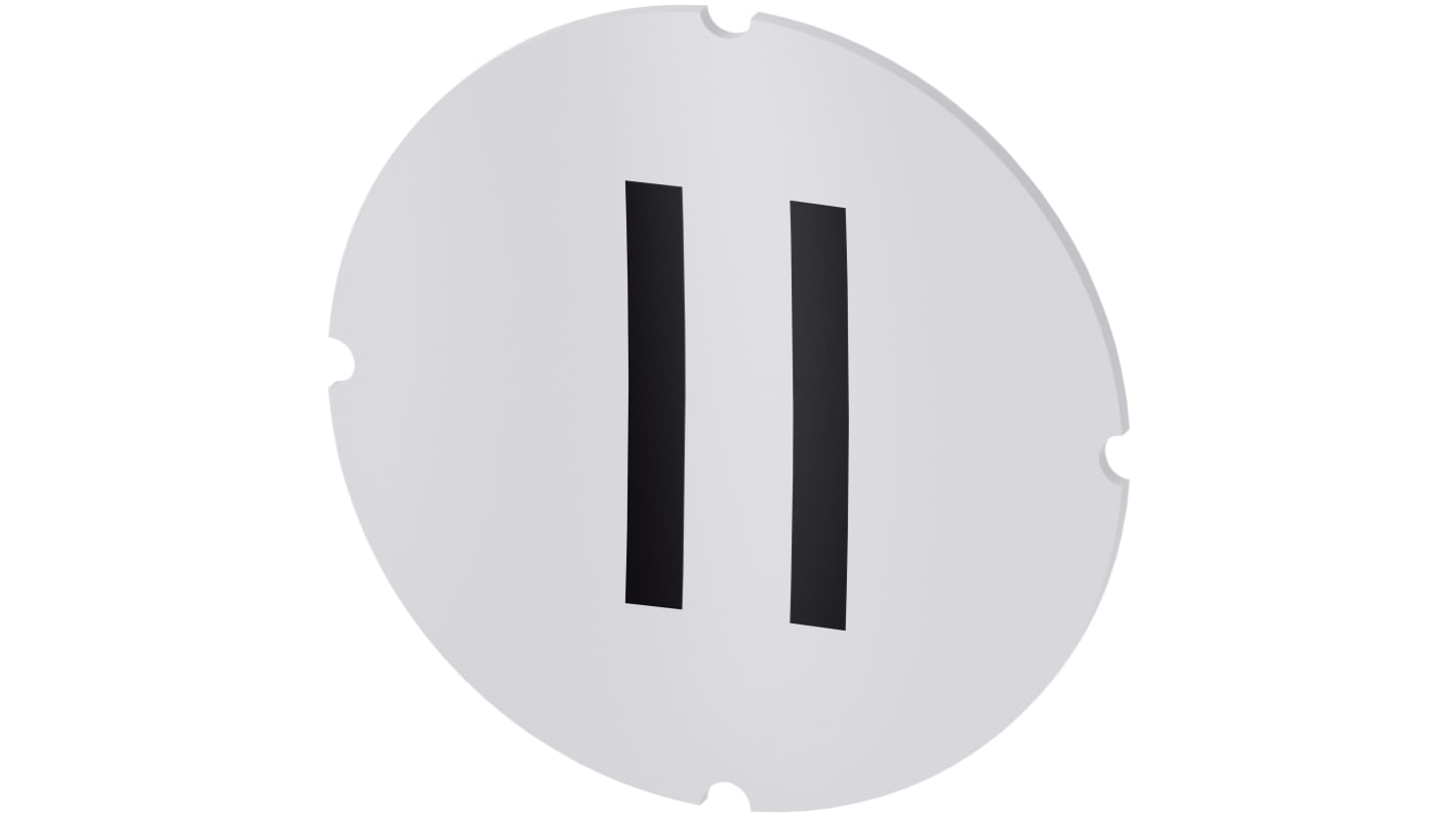 Siemens 按钮标识牌 插入标签, "II"文字, SIRIUS ACT 3SU19系列