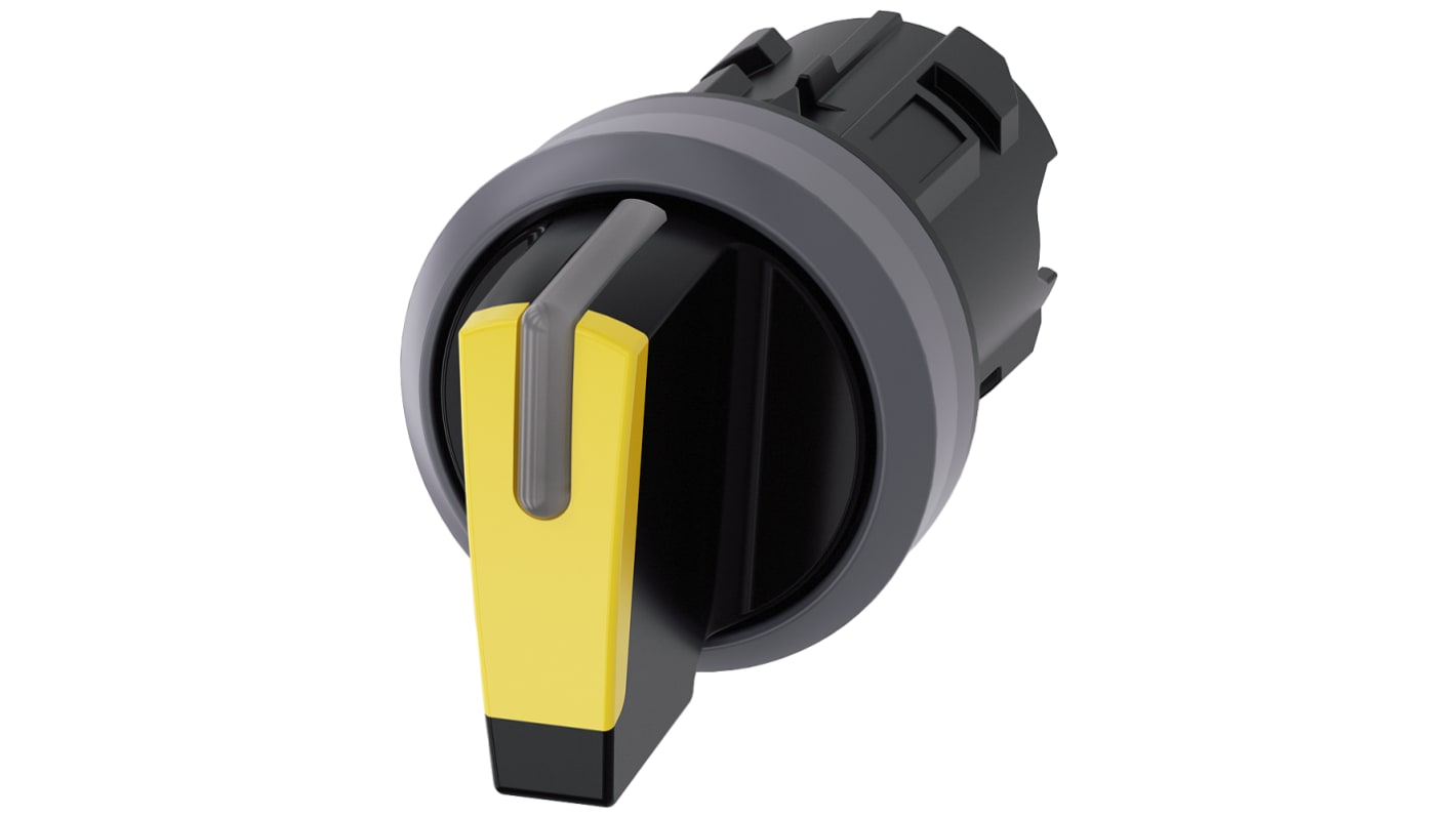 Siemens SIRIUS ACT 3-position Selector Switch Head, Latching, 22mm Cutout