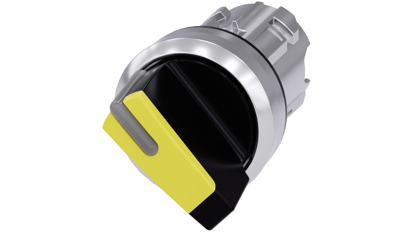 Siemens SIRIUS ACT 3SU10 Series 2 Position Selector Switch Head, 22mm Cutout
