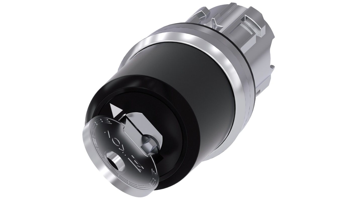 Siemens SIRIUS ACT 2-position Key Switch Head, Latching, 22mm Cutout