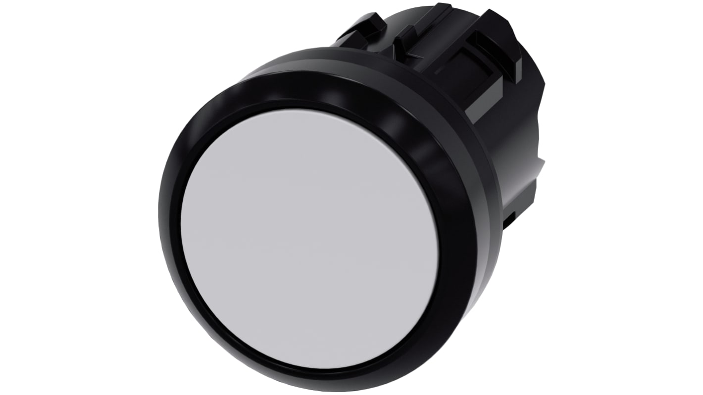 Siemens 灰色圆形按钮头, Φ22mm开孔, Φ29.5mm按钮, 瞬时, IP66, IP67, IP69K, SIRIUS ACT 3SU10系列