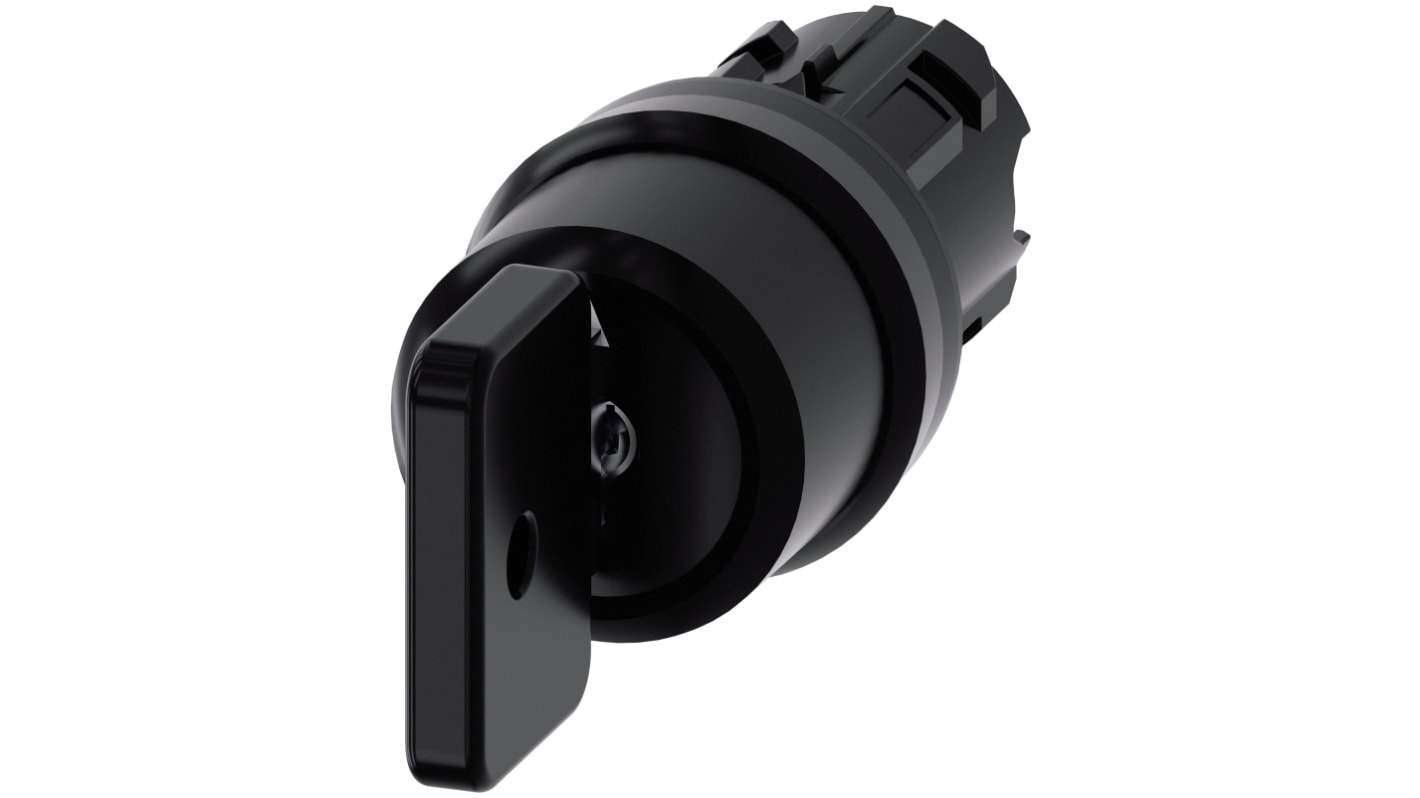 Siemens SIRIUS ACT 3SU10 3-position Key Switch Head, Momentary, 22mm Cutout