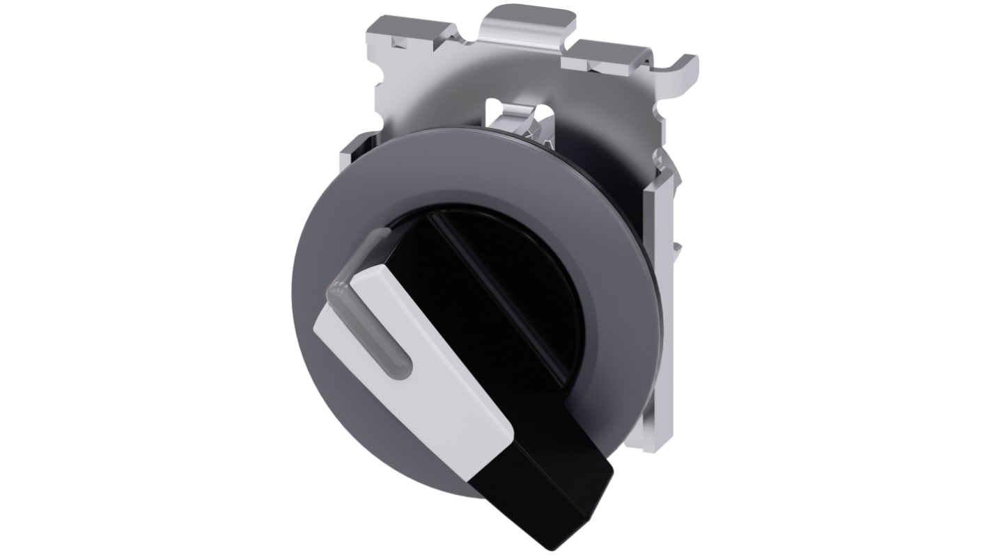 3SU1062-2EF60-0AA0 Siemens, 2 Posiciones, Interruptores selectores, Enclavamiento