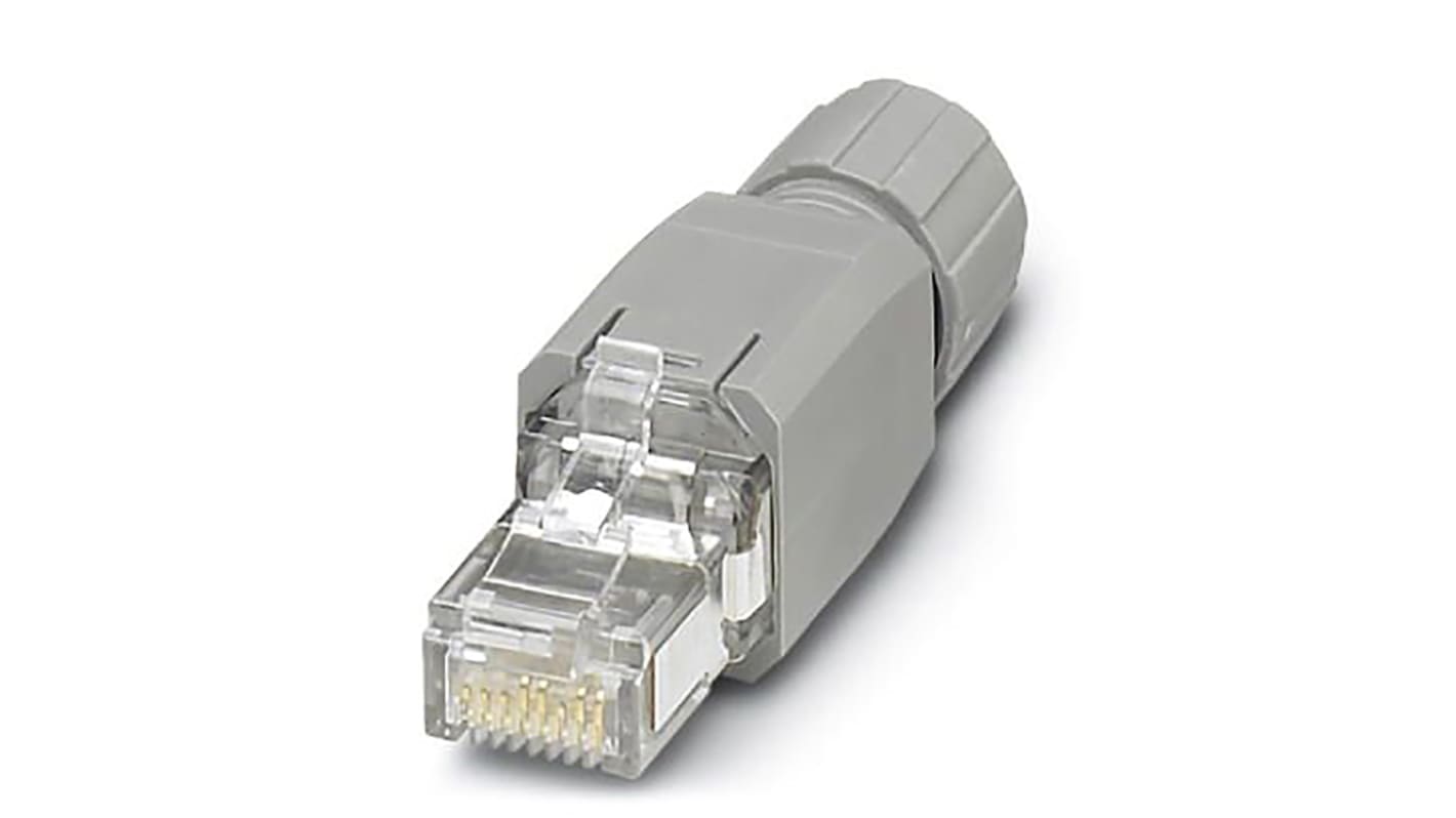 Phoenix Contact VS-08-RJ45-5-Q/IP20 Series Male Ethernet Connector, Cable Mount, Cat5