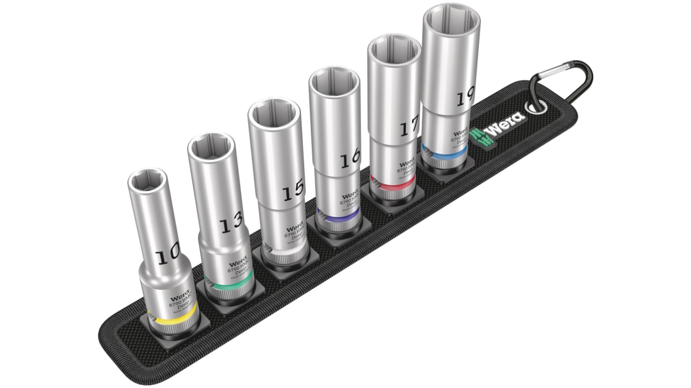 Wera 1/2 in Deep Socket Set