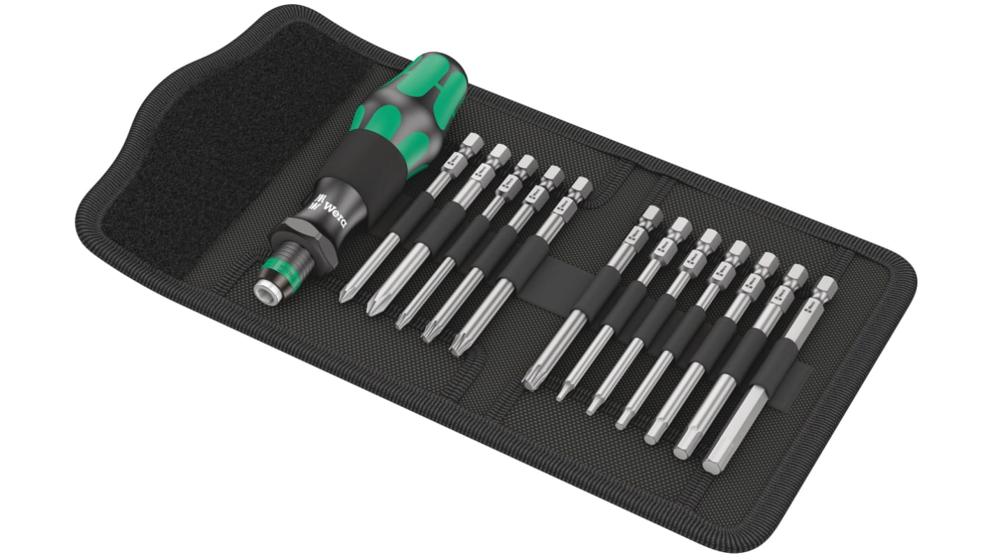 Wera Interchangeable Screwdriver Set, 13-Piece