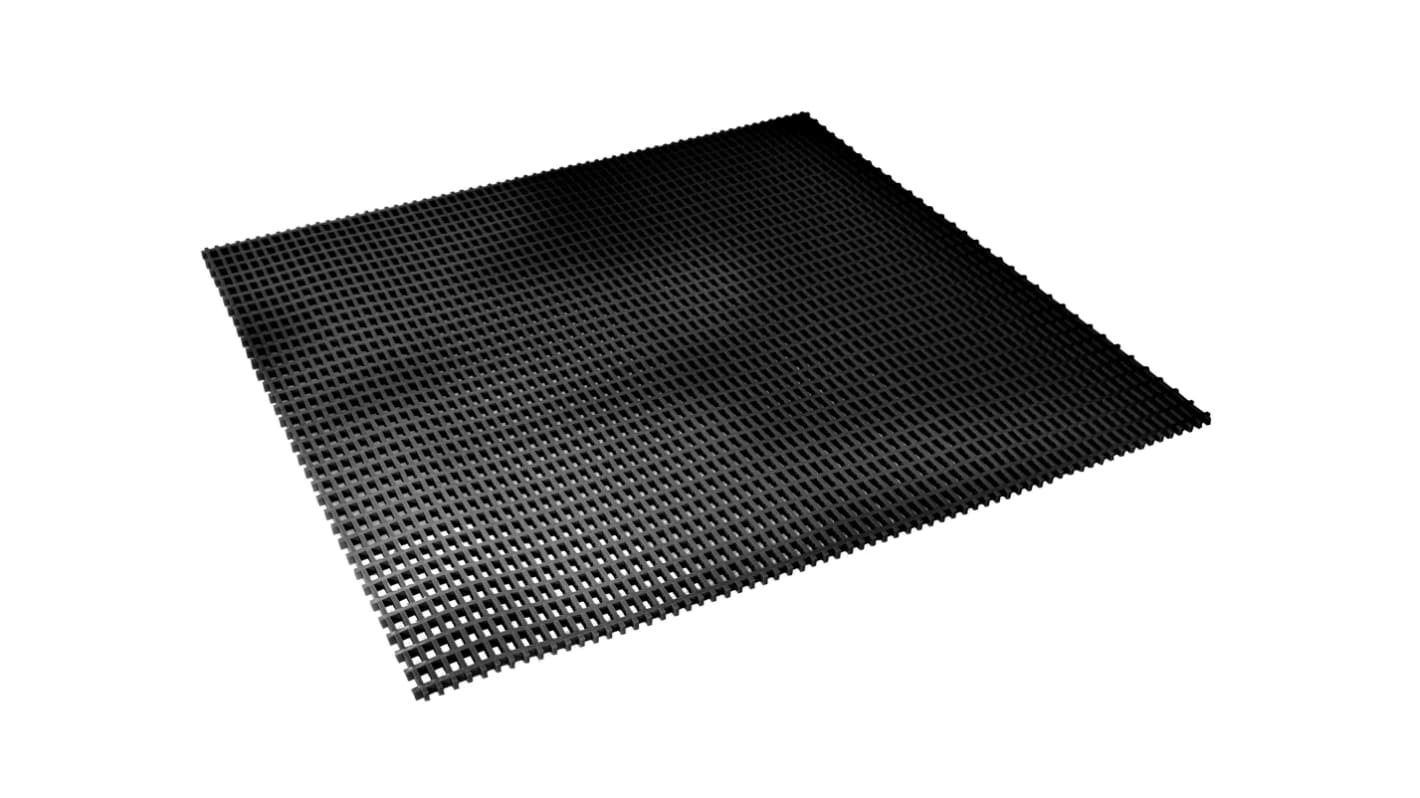 Coba Europe Black Anti-Slip PVC Mat, Holes Finish 5m x 0.9m x 12mm