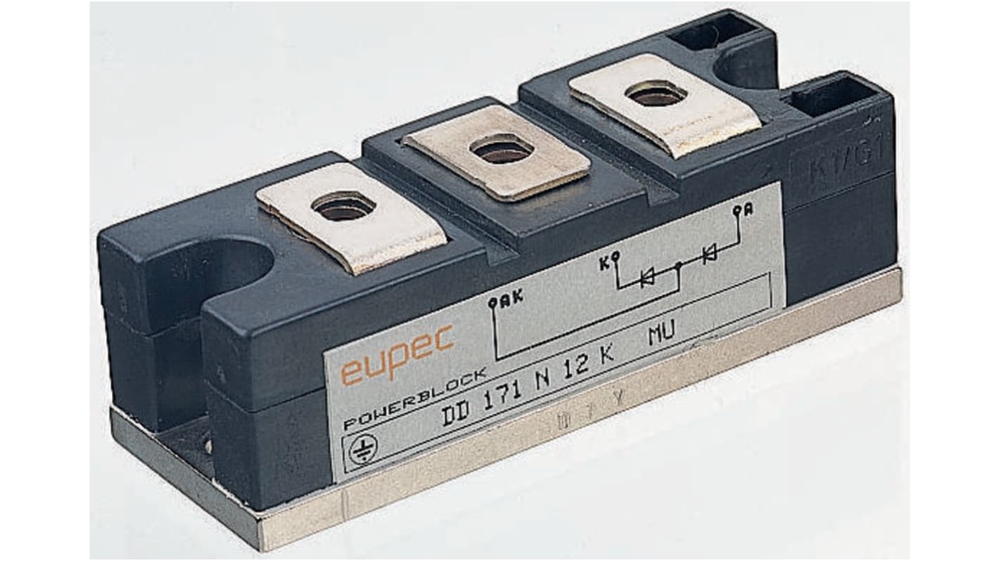 Módulo tiristor doble Módulo SCR, MCC132-12io1, 1200V, 130A, 150mA, Y4 M6, 7-Pines