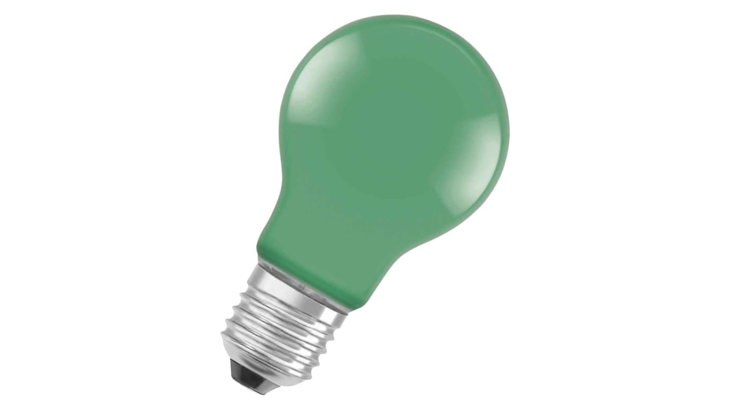 Osram ST CLAS A E27 GLS LED Bulb 2.5 W(15W), 7500K, Green, GLS shape