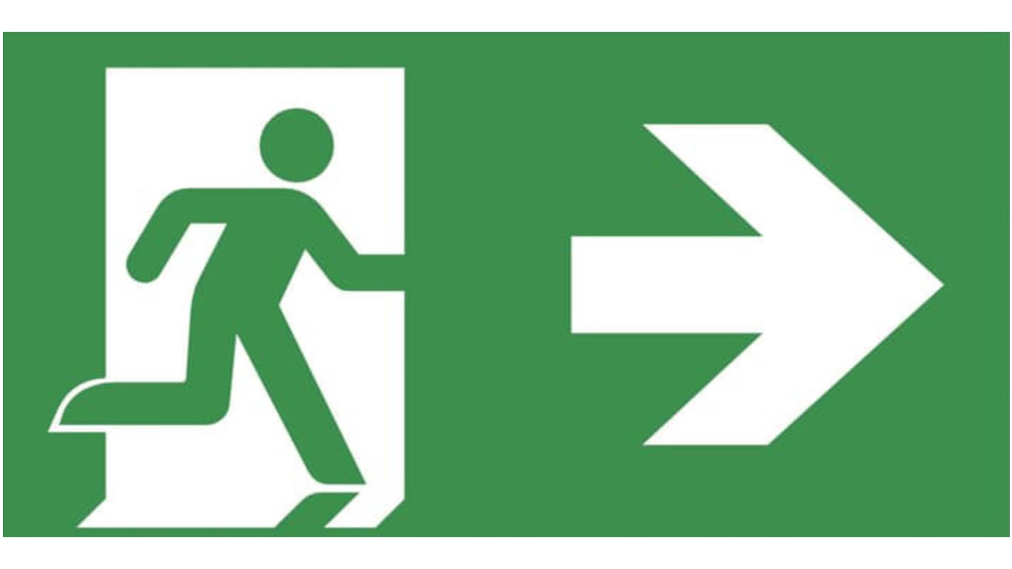 EMERGI-LITE Emergency Exit Legend for use with EMERGI-LITE Emergency Light