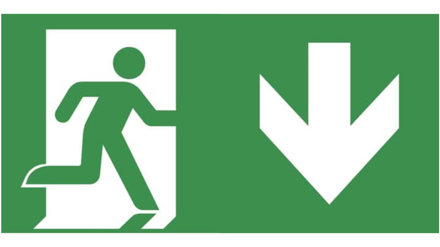 EMERGI-LITE Emergency Exit Legend for use with EMERGI-LITE Emergency Light