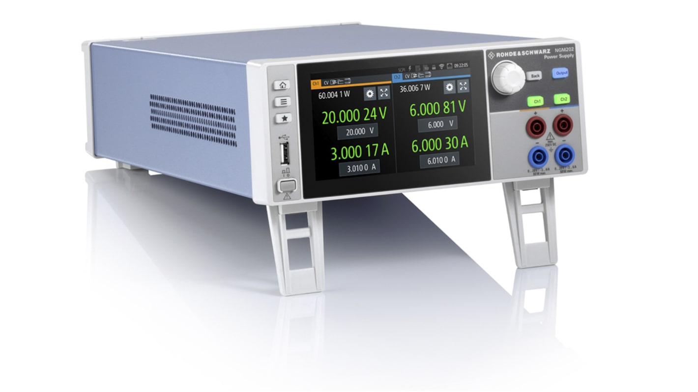 Fuente de alimentación Rohde & Schwarz NGM-COM2A, 3 salidas, 0 → 32V, 3A, 120W