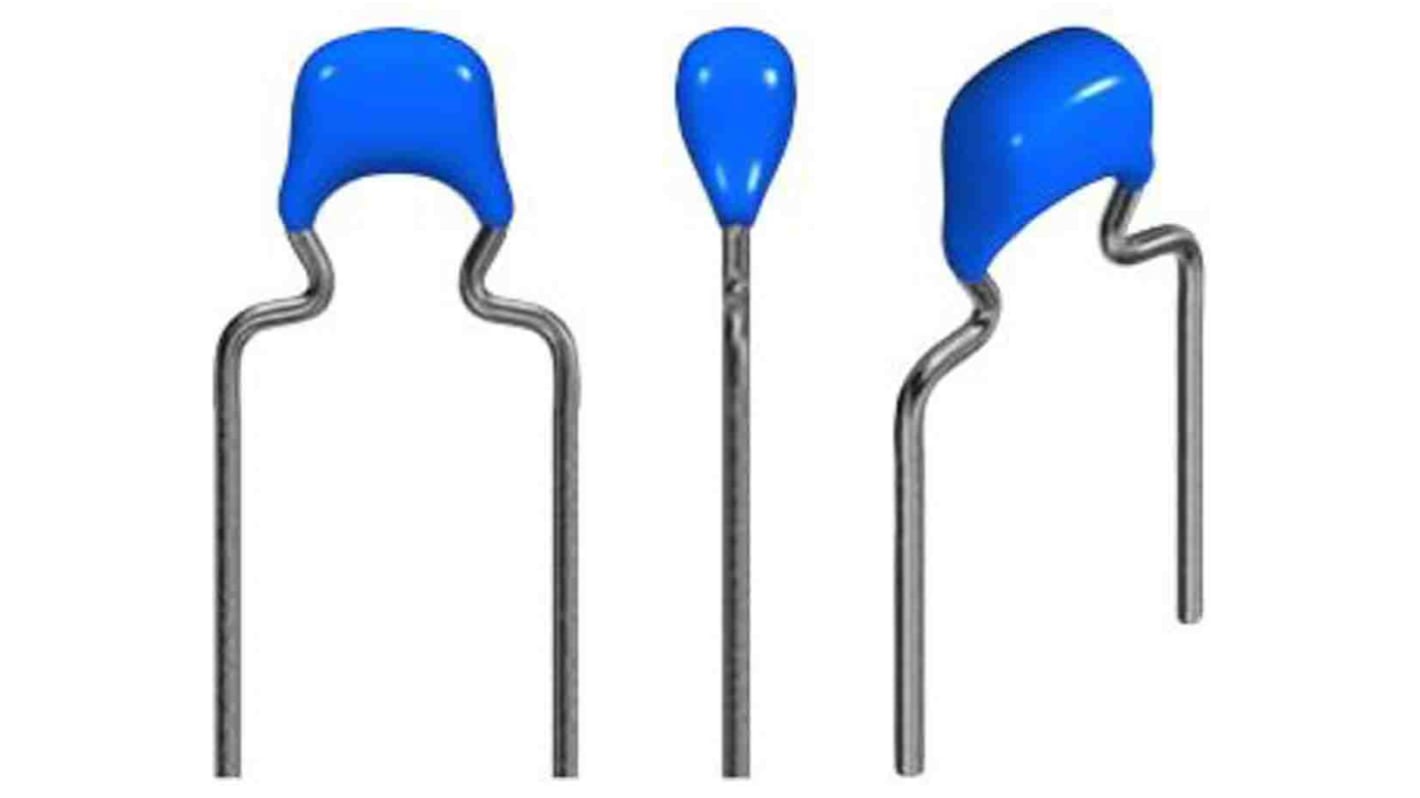 TDK 100nF Multilayer Ceramic Capacitor MLCC, 250V dc V, ±5% , Through Hole