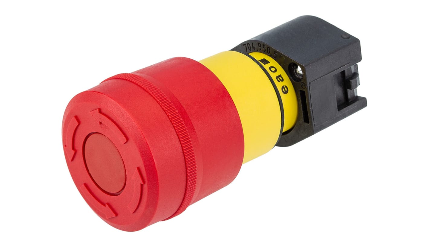 EAO 04 Series, Twist Release, Emergency Stop Push Button Head