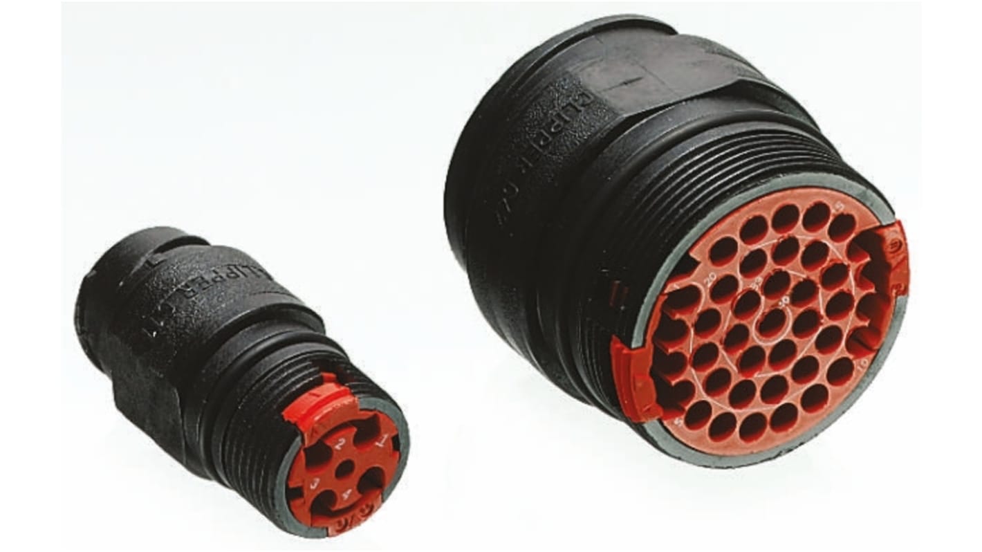 Souriau Sunbank by Eaton Circular Connector, 14 Contacts, In-line, Plug, Male, IP68, Clipper Series