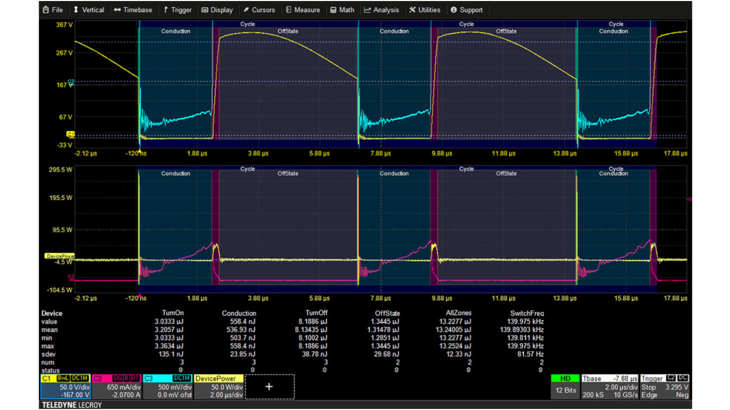 Teledyne LeCroy Power Analysis Oscilloscope Software