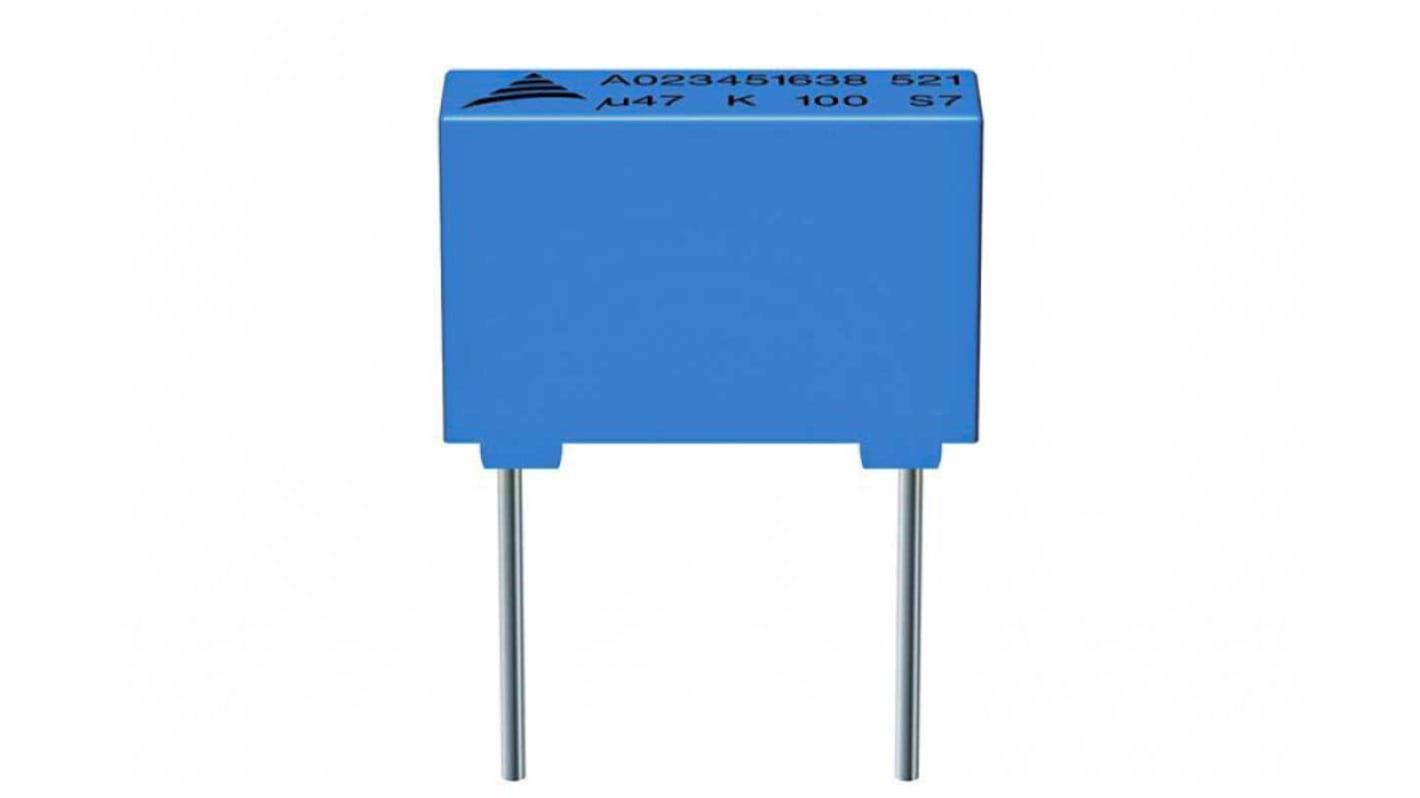 EPCOS B32521 Polyester Film Capacitor, 200 V ac, 400 V dc, ±10%, 10nF, Through Hole