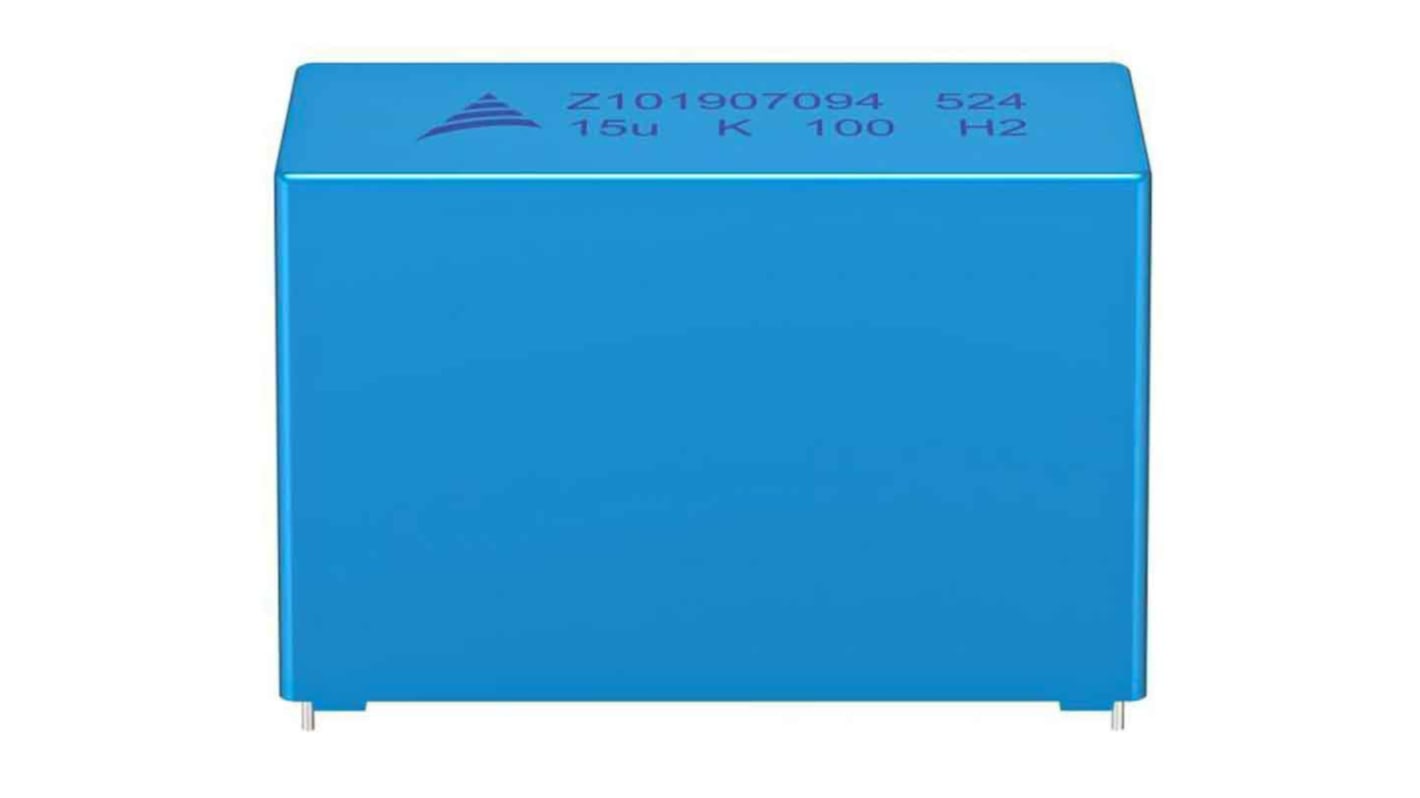 EPCOS フィルムコンデンサ, 63 V ac, 100 V dc, 68μF, スルーホール, ±10%