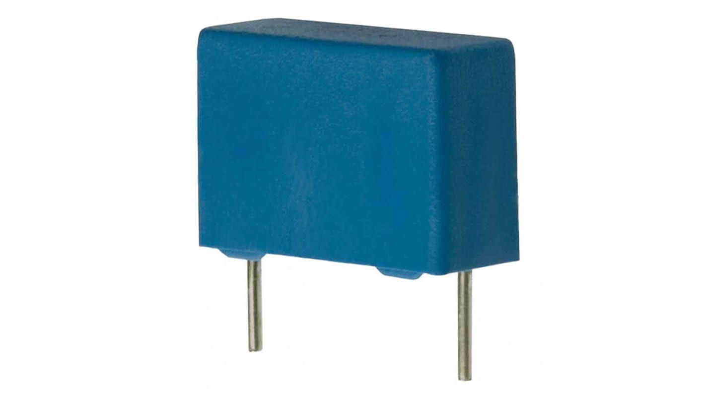 Condensador de película EPCOS AEC-Q200D, 10nF, 10%, 1.6kV dc, Montaje en orificio pasante