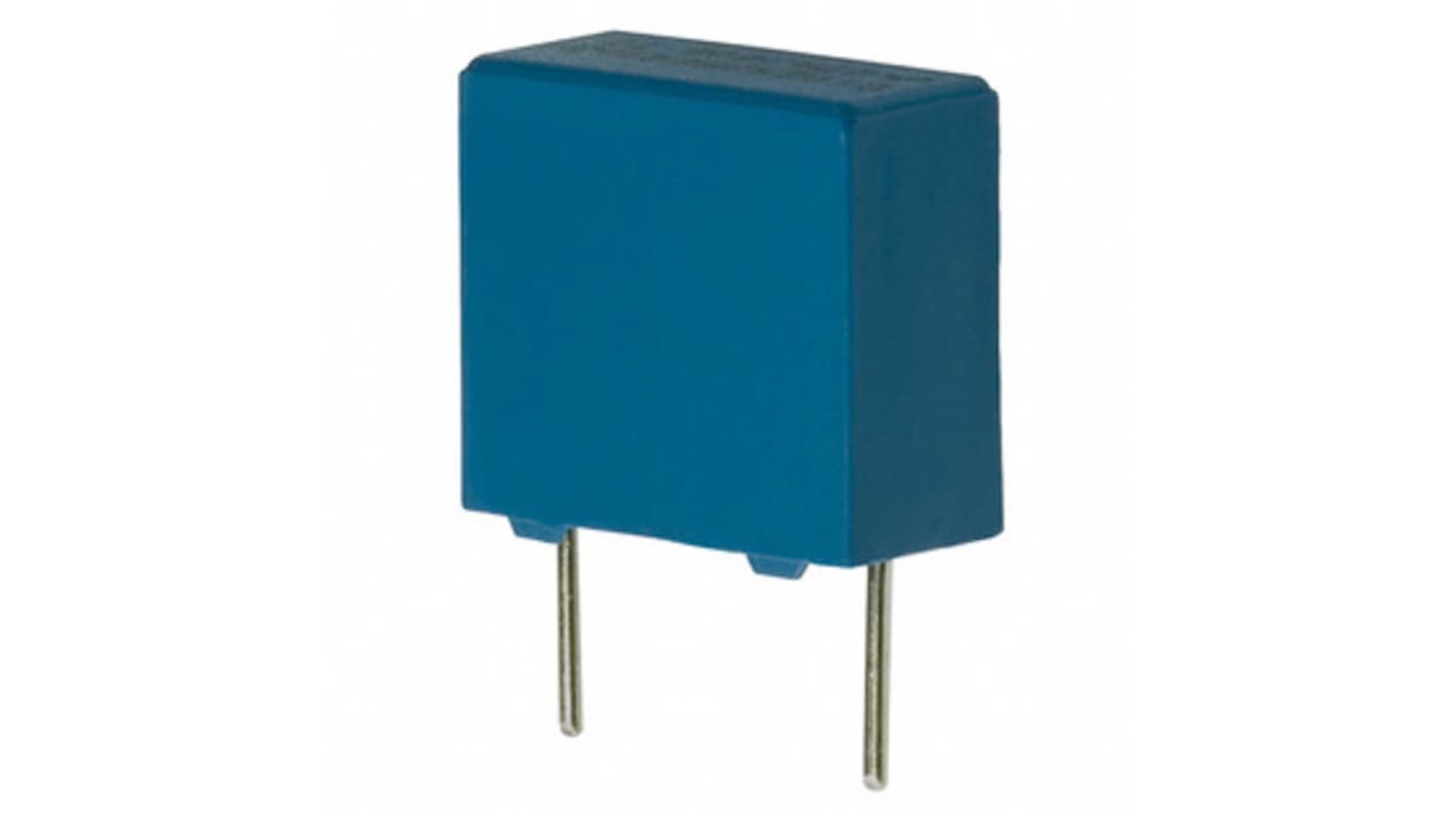 EPCOS B32620 Polypropylene Film Capacitor, 250V dc, 5%, 100nF, Through Hole