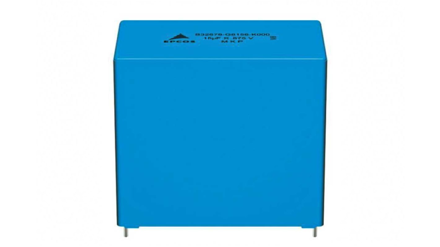 EPCOS B32678 Polypropylene Film Capacitor, 300V dc, ±10%, 60μF, Through Hole