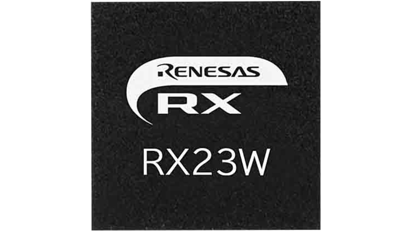 Renesas Electronics Mikrocontroller RX23W RX 32bit SMD 512 KB QFN 56-Pin 54MHz 64 KB RAM USB