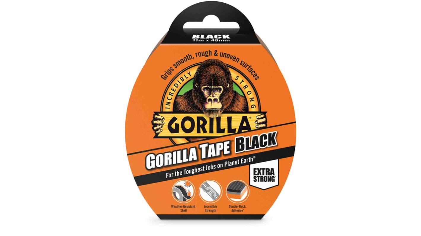 GORILLA Panzerband, PE-Klebeband Schwarz