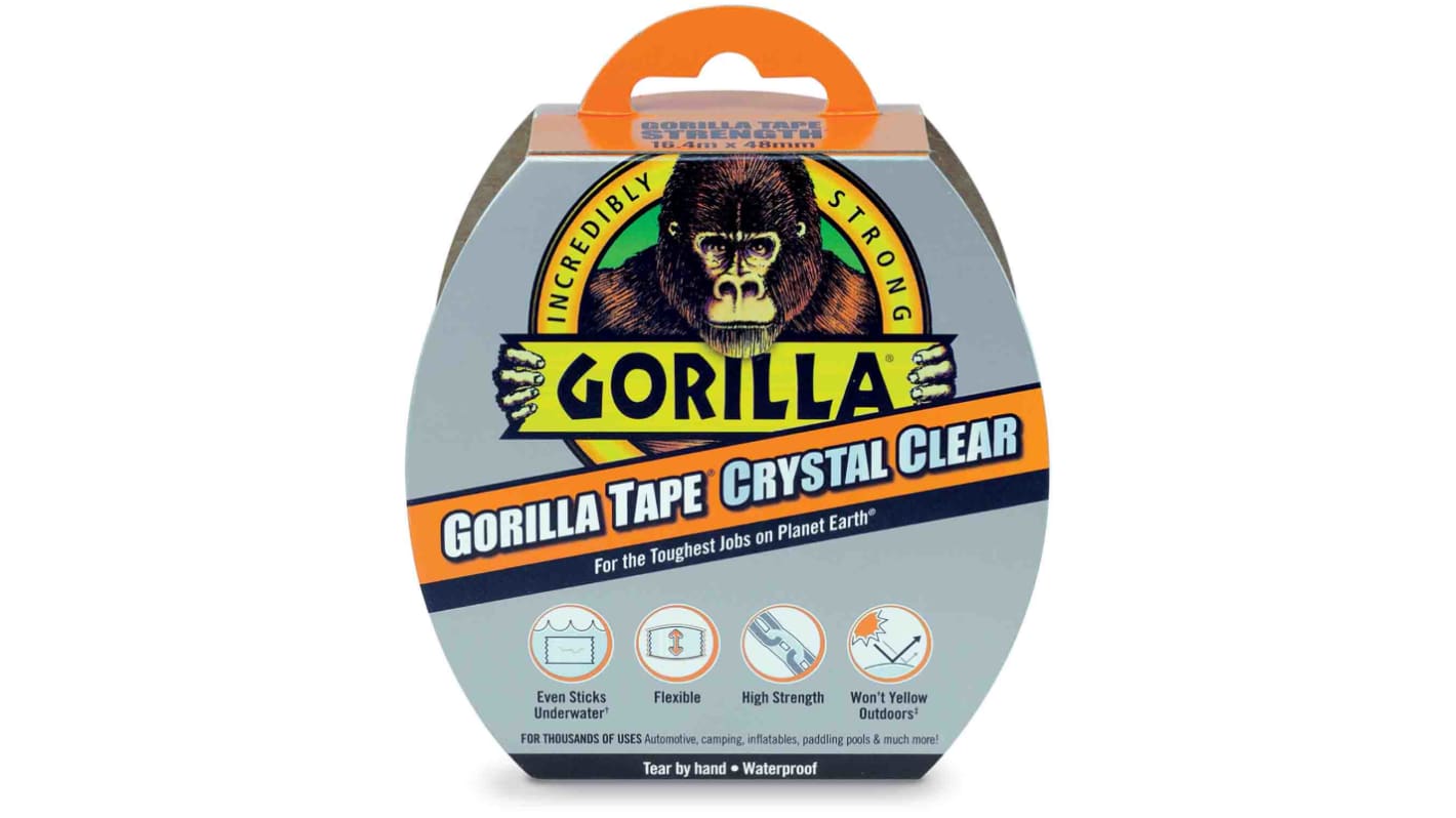 GORILLA GLUE EUROPE LTD Duct Tape, 8.2m x 48mm, Clear