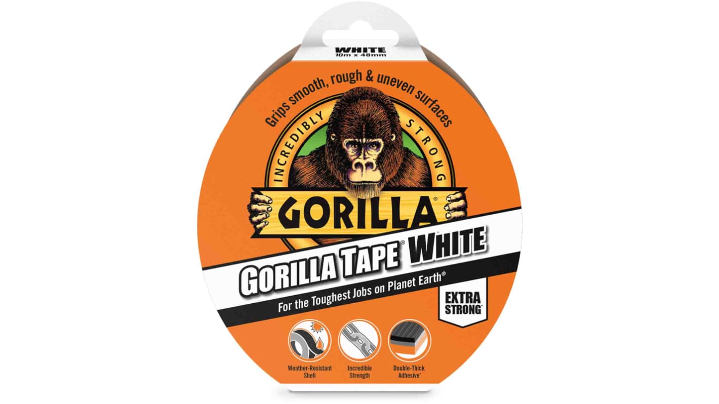 GORILLA GLUE EUROPE LTD Duct Tape, 8.2m x 48mm, White