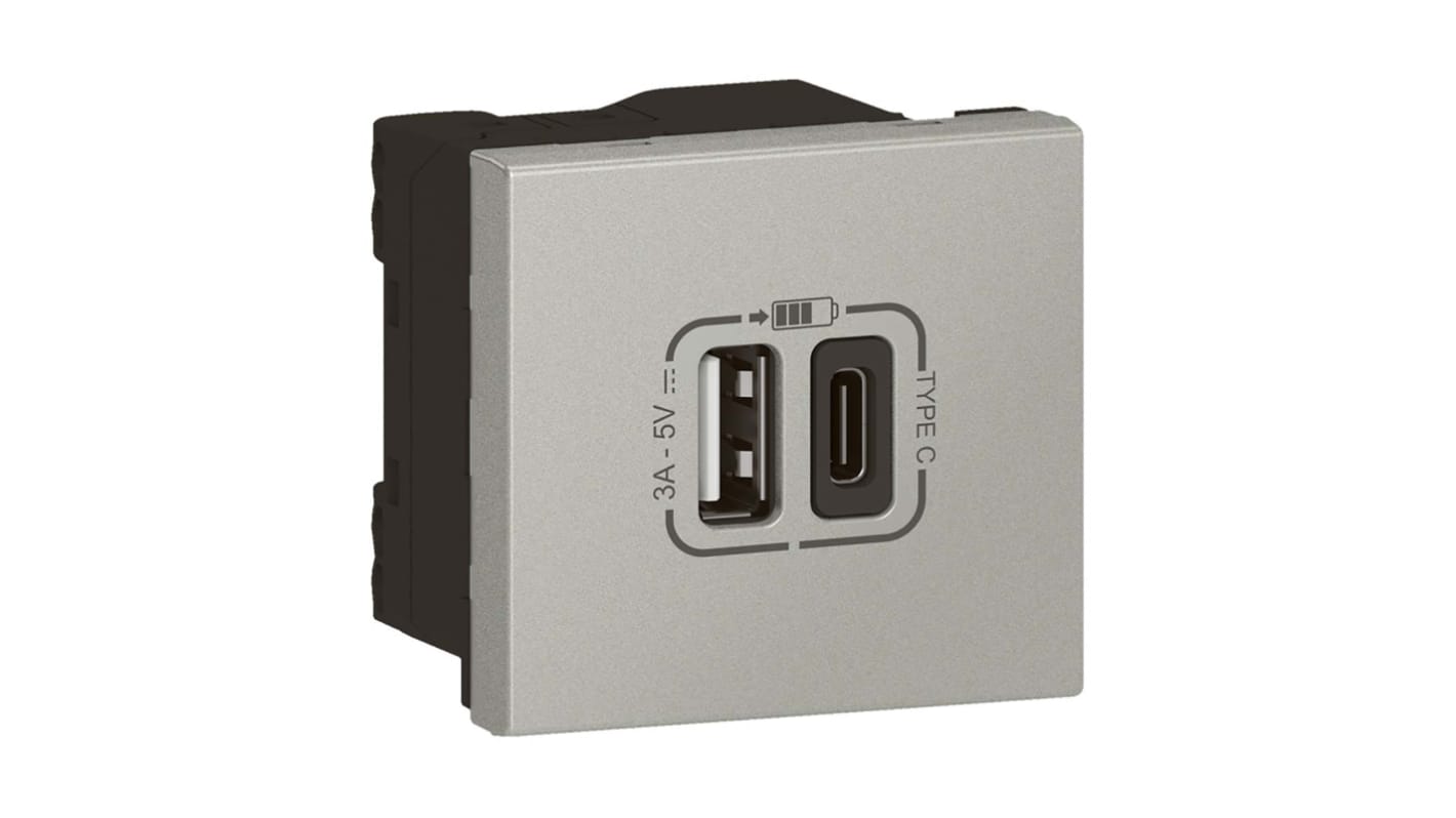 Gniazdo USB Montaż ścienny Legrand ścieżki: podwójne 3A