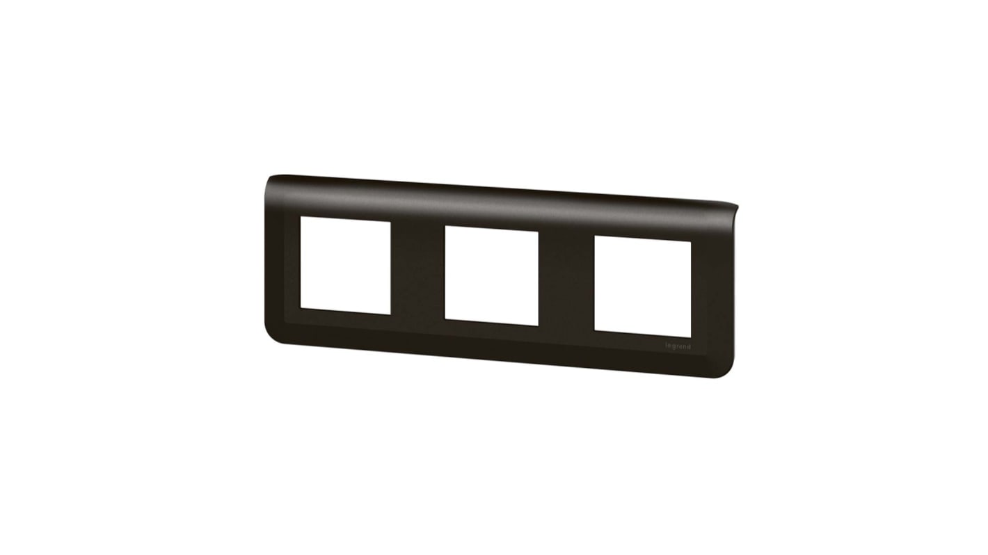 Legrand Black 3 Gang Frame