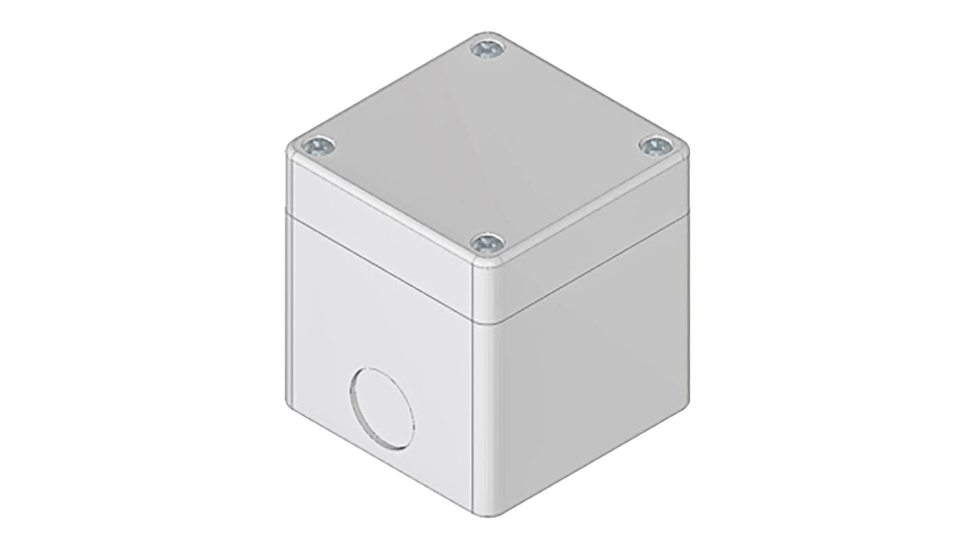 RS PRO Grey ABS Push Button Enclosure - 22mm Diameter
